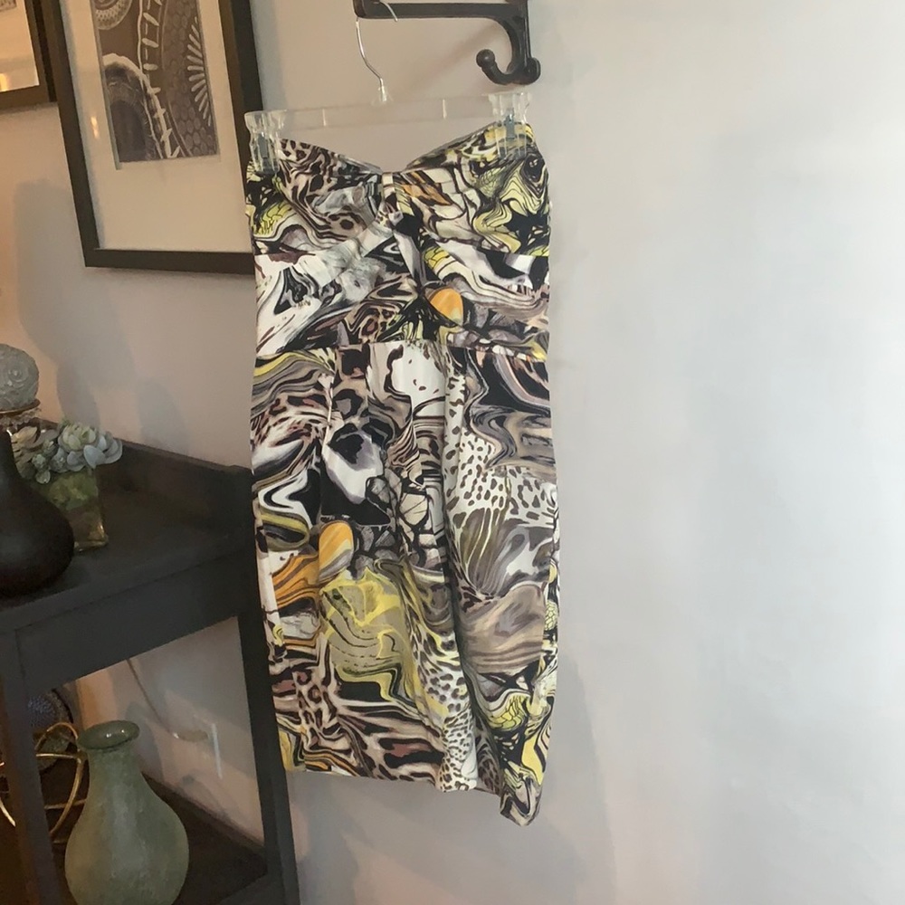 Anthropologie strapless dress